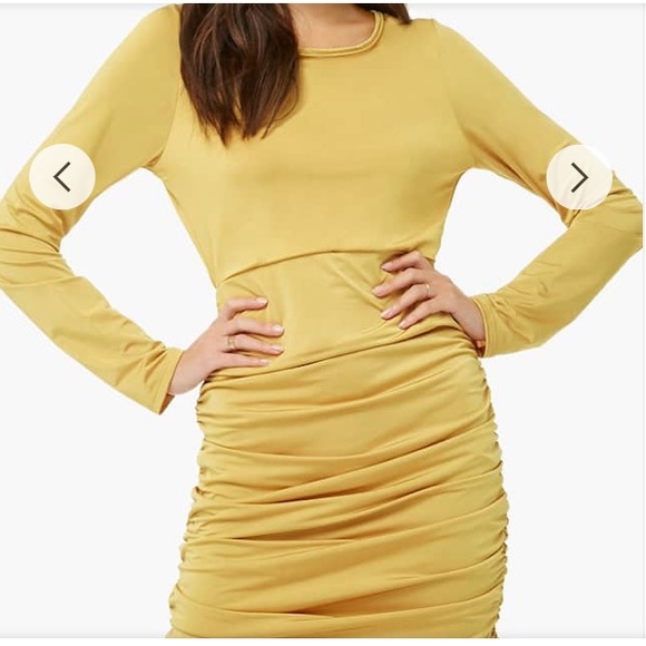 Ruched bodycon mini dress - Picture 4 of 4